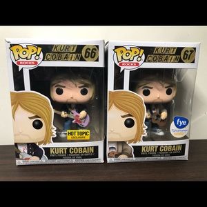 Kurt Cobain Funko Pop Lot
